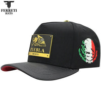 FERRETI HATS PREMIUM FT164PUE Puebla Baseball Cap for Men - Black - OriginalWestern.com