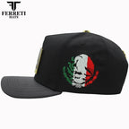 FERRETI HATS PREMIUM FT164PUE Puebla Baseball Cap for Men - Black - OriginalWestern.com