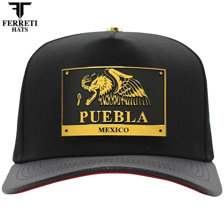 FERRETI HATS PREMIUM FT164PUE Puebla Baseball Cap for Men - Black - OriginalWestern.com