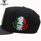 FERRETI HATS PREMIUM FT164SIN Sinaloa Baseball Cap For Men - Black - OriginalWestern.com