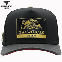 FERRETI HATS PREMIUM FT164ZAC Zacatecas Baseball Cap For Men - Black - OriginalWestern.com
