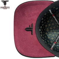 FERRETI HATS PREMIUM FT166 Cross Baseball Cap For Men - Black - OriginalWestern.com