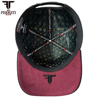 FERRETI HATS PREMIUM FT166 Cross Baseball Cap For Men - Black - OriginalWestern.com