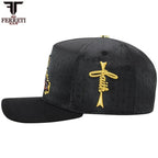 FERRETI HATS PREMIUM FT166 Cross Baseball Cap For Men - Black - OriginalWestern.com