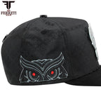 FERRETI HATS PREMIUM FT167 The Owl Baseball Hats For Men - Black - OriginalWestern.com