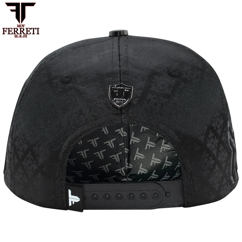 FERRETI HATS PREMIUM FT167 The Owl Baseball Hats For Men - Black - OriginalWestern.com