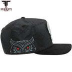 FERRETI HATS PREMIUM FT167 The Owl Baseball Hats For Men - Black - OriginalWestern.com