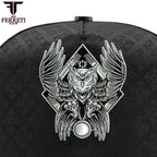 FERRETI HATS PREMIUM FT167 The Owl Baseball Hats For Men - Black - OriginalWestern.com