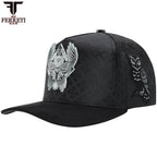 FERRETI HATS PREMIUM FT167 The Owl Baseball Hats For Men - Black - OriginalWestern.com