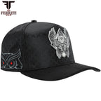 FERRETI HATS PREMIUM FT167 The Owl Baseball Hats For Men - Black - OriginalWestern.com