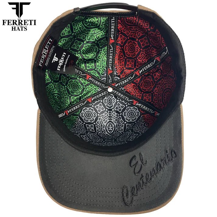 FERRETI HATS PREMIUM FT168 El Centenario Baseball Cap For Men - Beige - OriginalWestern.com