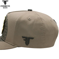 FERRETI HATS PREMIUM FT168 El Centenario Baseball Cap For Men - Beige - OriginalWestern.com