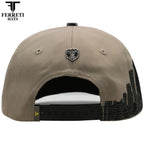 FERRETI HATS PREMIUM FT168 El Centenario Baseball Cap For Men - Beige - OriginalWestern.com