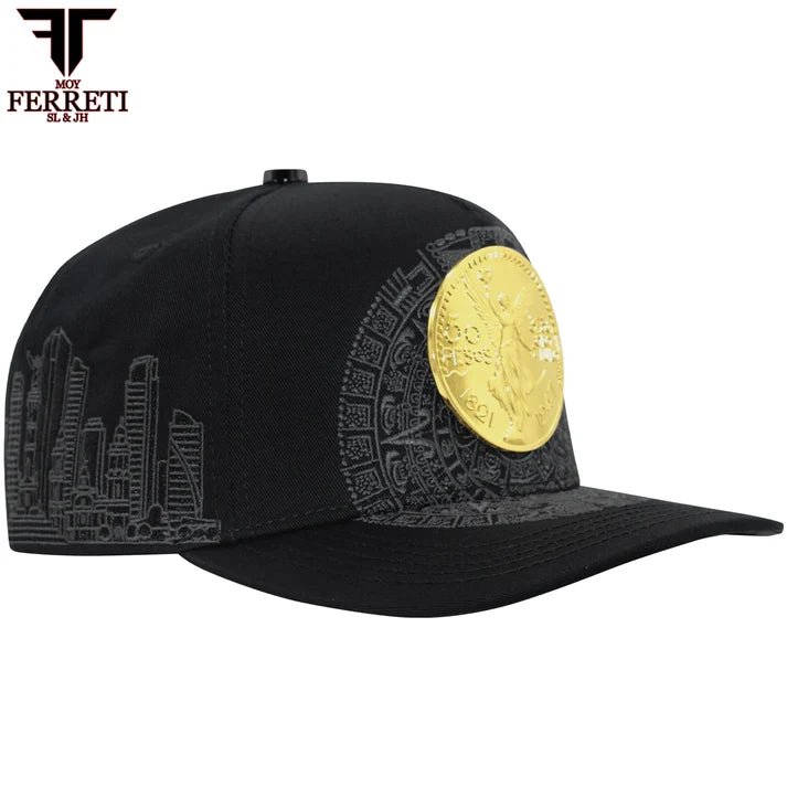 FERRETI HATS PREMIUM FT168 El Centenario Baseball Cap For Men - Black - OriginalWestern.com