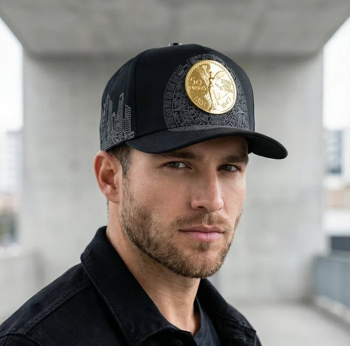 FERRETI HATS PREMIUM FT168 El Centenario Baseball Cap For Men - Black - OriginalWestern.com
