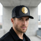 FERRETI HATS PREMIUM FT168 El Centenario Baseball Cap For Men - Black - OriginalWestern.com