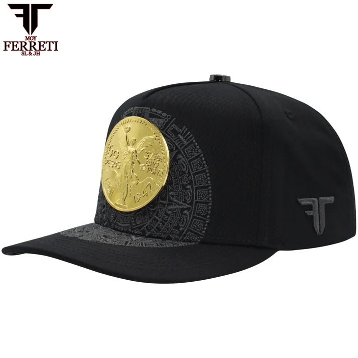 FERRETI HATS PREMIUM FT168 El Centenario Baseball Cap For Men - Black - OriginalWestern.com