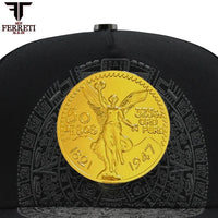 FERRETI HATS PREMIUM FT168 El Centenario Baseball Cap For Men - Black - OriginalWestern.com