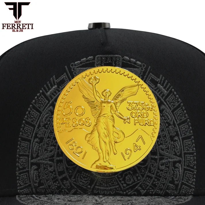 FERRETI HATS PREMIUM FT168 El Centenario Baseball Cap For Men - Black - OriginalWestern.com