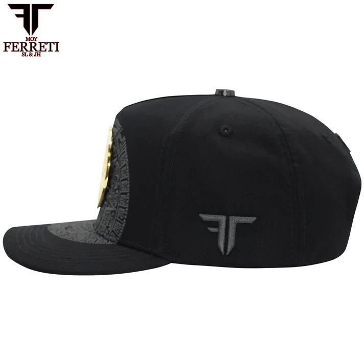 FERRETI HATS PREMIUM FT168 El Centenario Baseball Cap For Men - Black - OriginalWestern.com