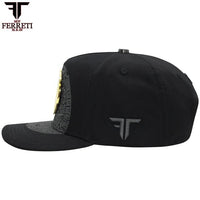 FERRETI HATS PREMIUM FT168 El Centenario Baseball Cap For Men - Black - OriginalWestern.com