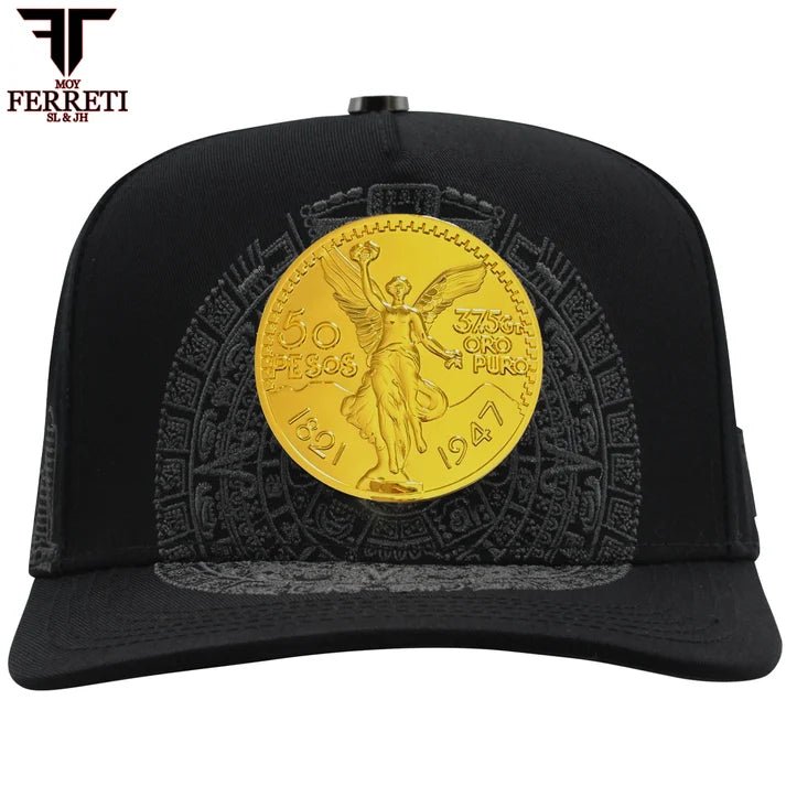 FERRETI HATS PREMIUM FT168 El Centenario Baseball Cap For Men - Black - OriginalWestern.com