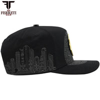 FERRETI HATS PREMIUM FT168 El Centenario Baseball Cap For Men - Black - OriginalWestern.com