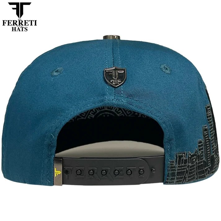 FERRETI HATS PREMIUM FT168 El Centenario Baseball Cap For Men - Blue - OriginalWestern.com