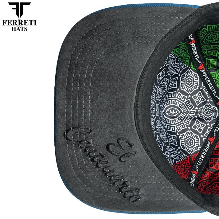 FERRETI HATS PREMIUM FT168 El Centenario Baseball Cap For Men - Blue - OriginalWestern.com