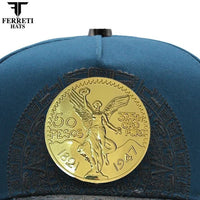 FERRETI HATS PREMIUM FT168 El Centenario Baseball Cap For Men - Blue - OriginalWestern.com
