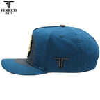 FERRETI HATS PREMIUM FT168 El Centenario Baseball Cap For Men - Blue - OriginalWestern.com