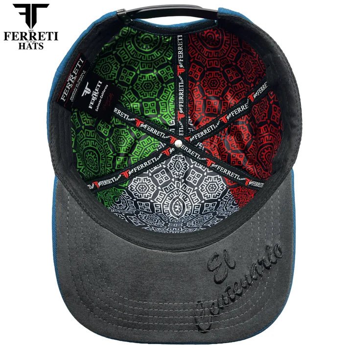 FERRETI HATS PREMIUM FT168 El Centenario Baseball Cap For Men - Blue - OriginalWestern.com