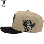 FERRETI HATS PREMIUM FT169 The Skull Baseball Cap For Men - Beige - OriginalWestern.com
