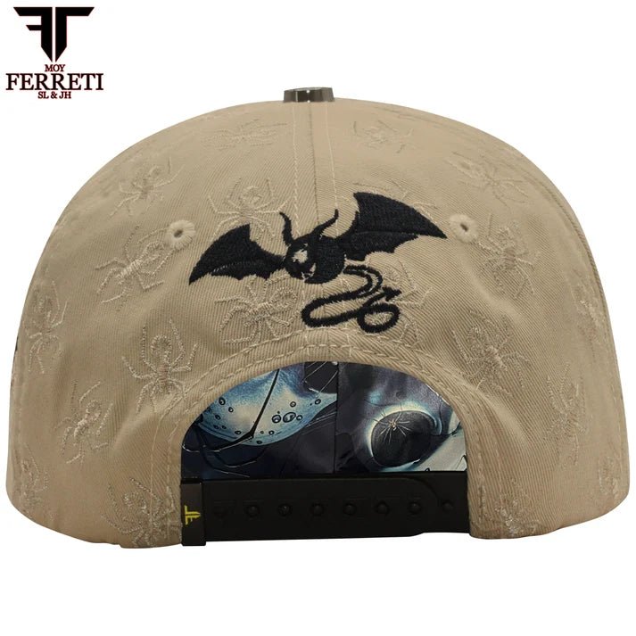 FERRETI HATS PREMIUM FT169 The Skull Baseball Cap For Men - Beige - OriginalWestern.com