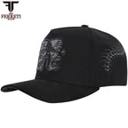 FERRETI HATS PREMIUM FT171 Smile Baseball Cap For Men - Black - OriginalWestern.com