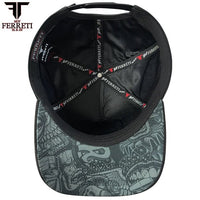 FERRETI HATS PREMIUM FT171 Smile Baseball Cap For Men - Black - OriginalWestern.com
