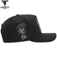 FERRETI HATS PREMIUM FT171 Smile Baseball Cap For Men - Black - OriginalWestern.com