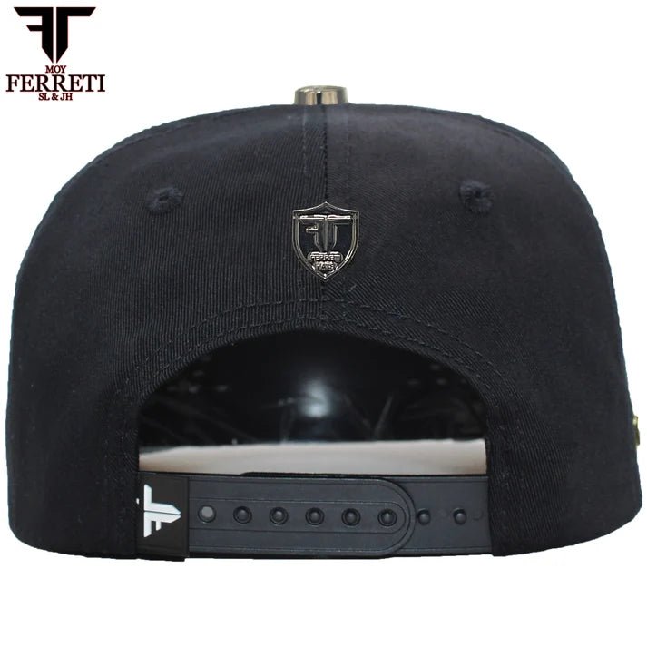 FERRETI HATS PREMIUM FT171 Smile Baseball Cap For Men - Black - OriginalWestern.com