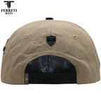 FERRETI HATS PREMIUM FT172 San Judas Baseball Cap For Men - Beige - OriginalWestern.com