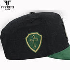 FERRETI HATS PREMIUM FT172 San Judas Tadeo Baseball Cap For Men - Black - OriginalWestern.com