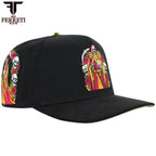 FERRETI HATS PREMIUM FT174 La Muerte Baseball Cap For Men - Black - OriginalWestern.com