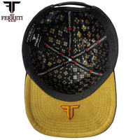 FERRETI HATS PREMIUM FT174 La Muerte Baseball Cap For Men - Black - OriginalWestern.com