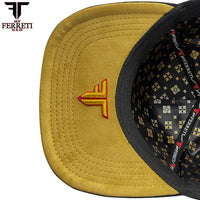 FERRETI HATS PREMIUM FT174 La Muerte Baseball Cap For Men - Black - OriginalWestern.com