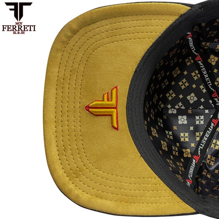 FERRETI HATS PREMIUM FT174 La Muerte Baseball Cap For Men - Black - OriginalWestern.com