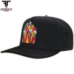 FERRETI HATS PREMIUM FT174 La Muerte Baseball Cap For Men - Black - OriginalWestern.com