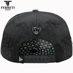 FERRETI HATS PREMIUM FT175 La Muerte Baseball Cap For Men - Black - OriginalWestern.com