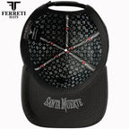 FERRETI HATS PREMIUM FT175 La Muerte Baseball Cap For Men - Black - OriginalWestern.com