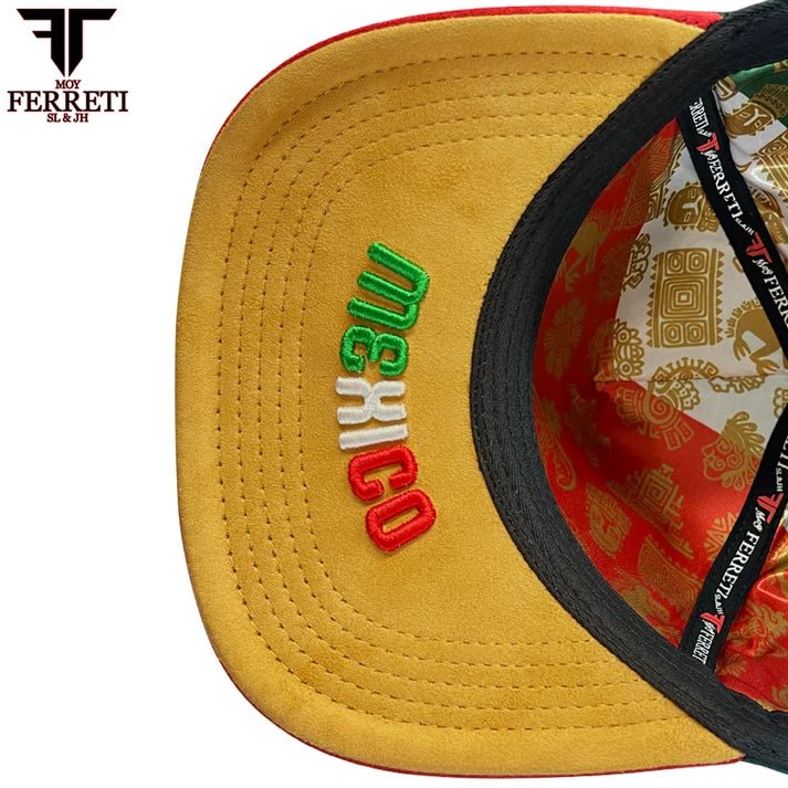 FERRETI HATS PREMIUM FT176 Mexico Green Baseball Cap for Men - OriginalWestern.com