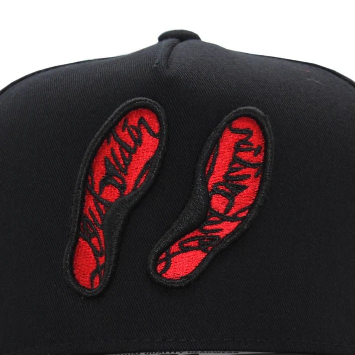 FERRETI HATS PREMIUM FT18 Red Sole Baseball Cap For Men - Black - OriginalWestern.com