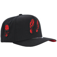 FERRETI HATS PREMIUM FT18 Red Sole Baseball Cap For Men - Black - OriginalWestern.com